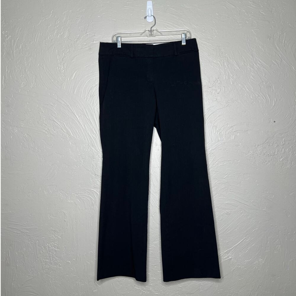 LOFT Marisa Trouser Womens Black Bootcut Career Dress Pants Size 10